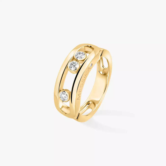 [Super CiCi] MoveGold Diamond Ring