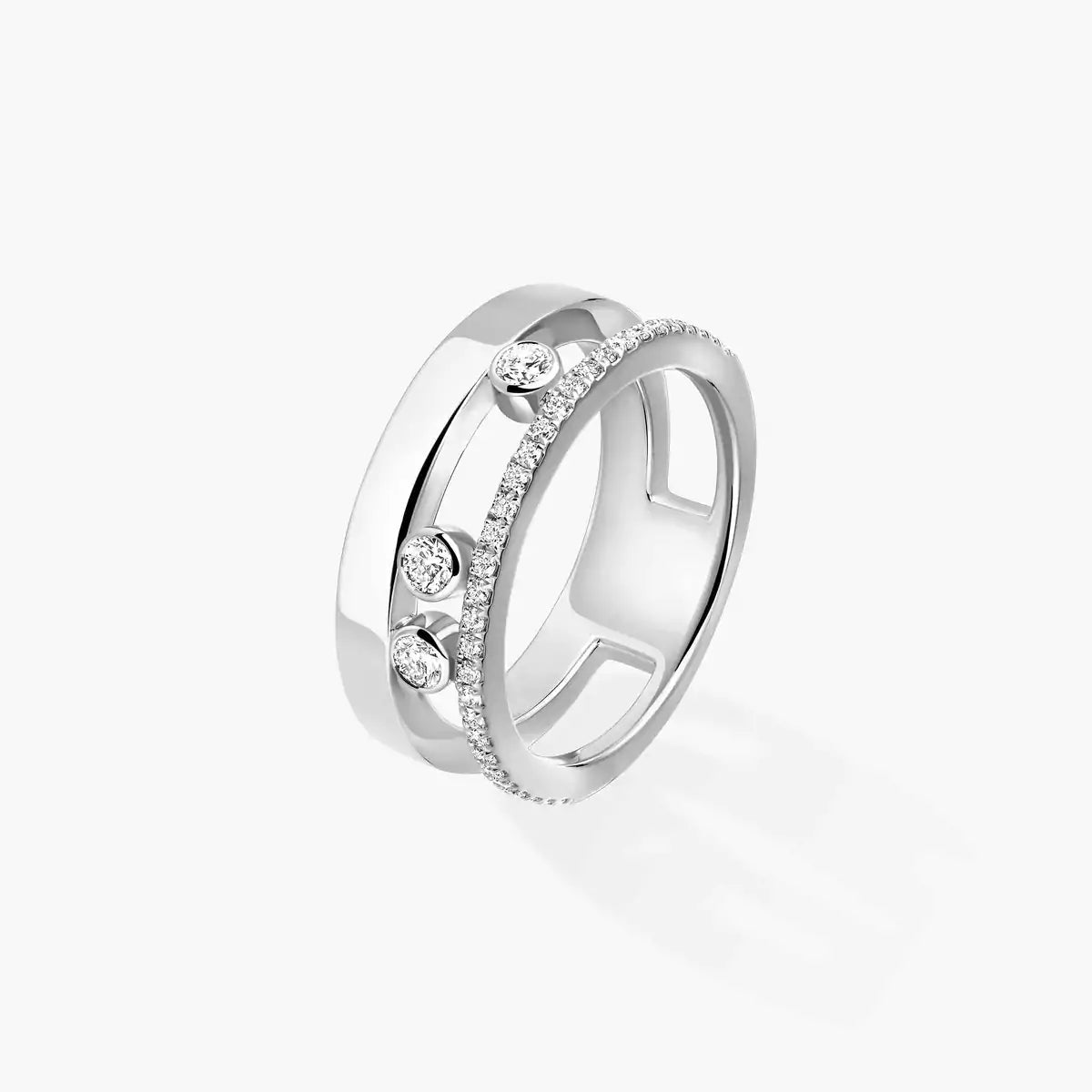[Super CiCi]Move Romane Diamond Ring