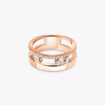 [Super CiCi]Move Romane Diamond Ring
