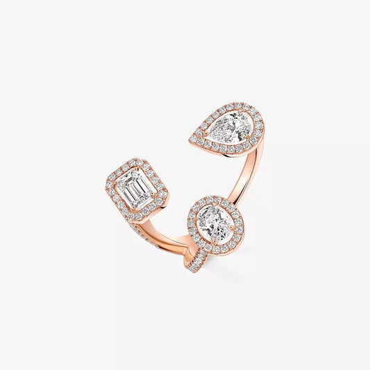 [Super CiCi]  Diamond Ring 0,25ct My Twin Trilogy