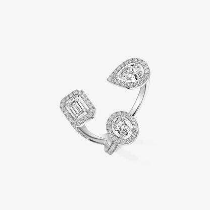 [Super CiCi]  Diamond Ring 0,25ct My Twin Trilogy