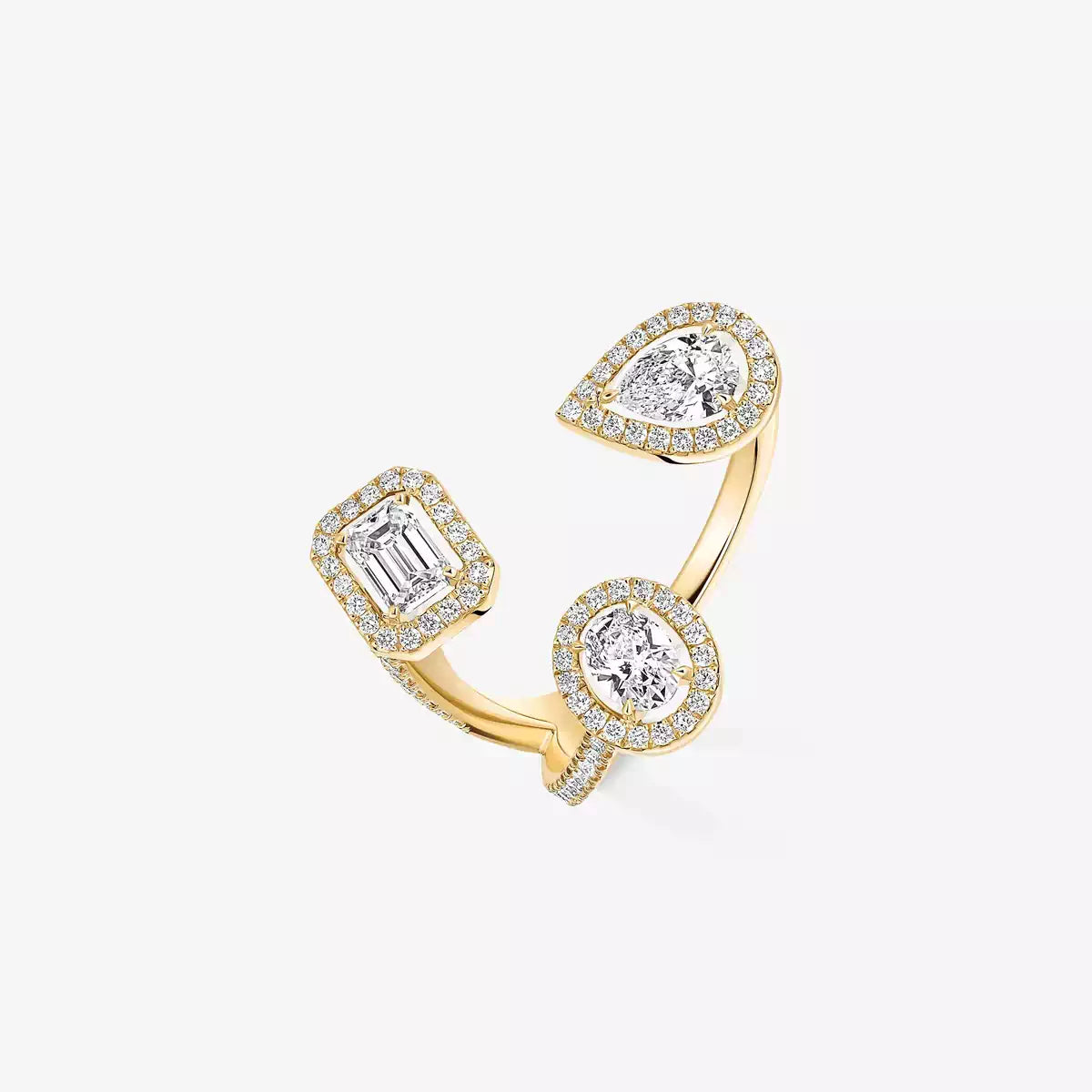 [[Super CiCi] Diamond Ring 0,25ct My Twin Trilogy