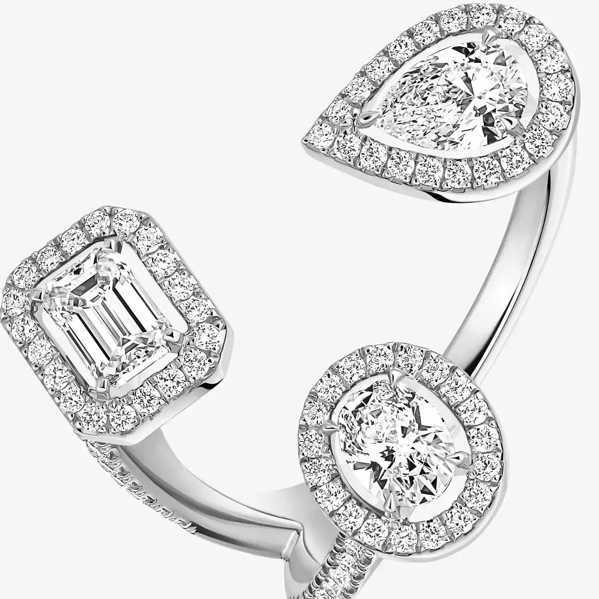 [[Super CiCi] Diamond Ring 0,25ct My Twin Trilogy
