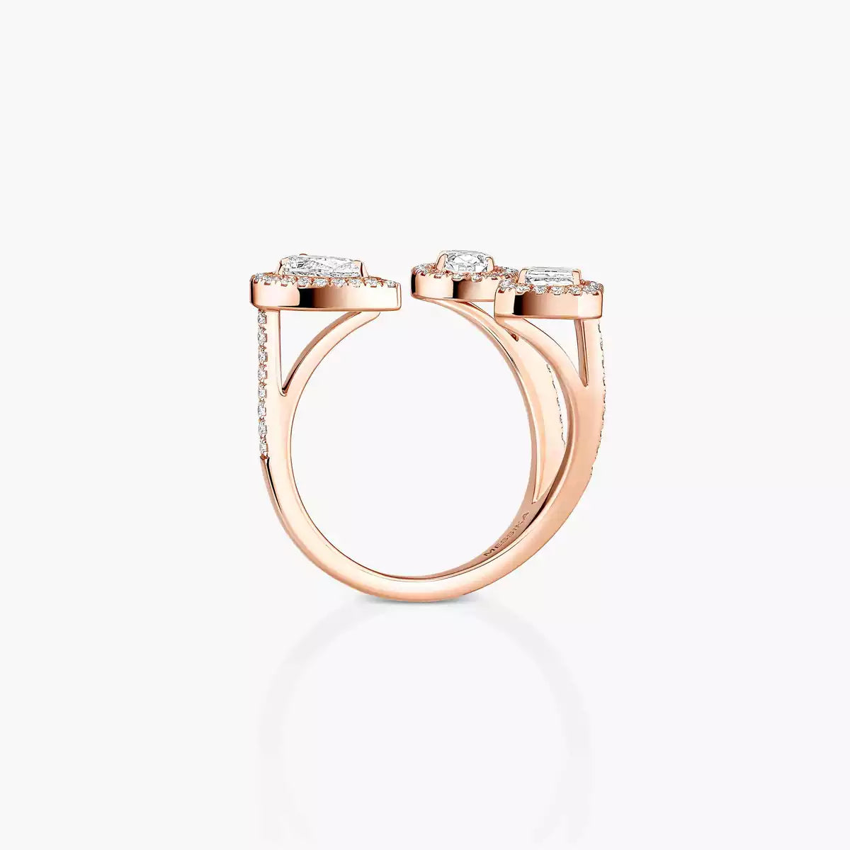 [Super CiCi]  Diamond Ring 0,25ct My Twin Trilogy