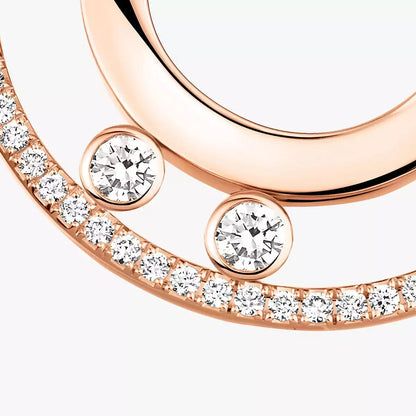[Super CiCi] Move Romane Small Diamond Hoop Earrings