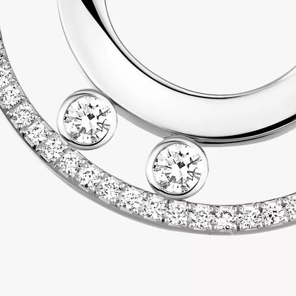 [Super CiCi] Move Romane Small Diamond Hoop Earrings