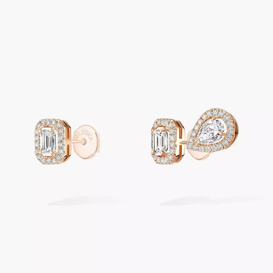 [Super CiCi]Diamond Earrings 0,10ct My Twin 1+2
