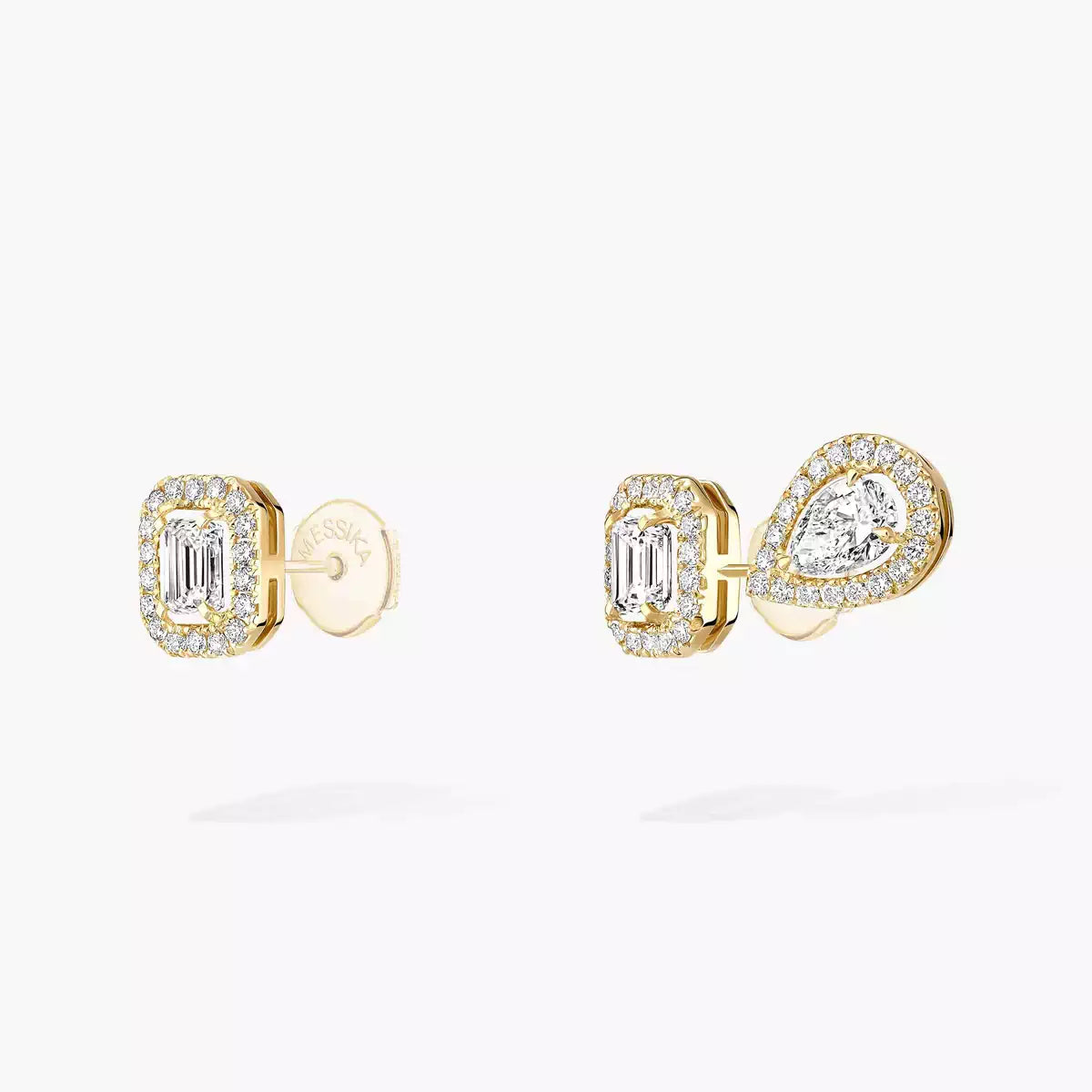 [Super CiCi]Diamond Earrings 0,10ct My Twin 1+2