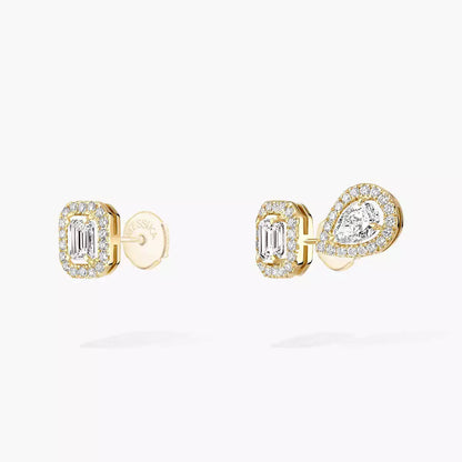 [Super CiCi]Diamond Earrings 0,10ct My Twin 1+2