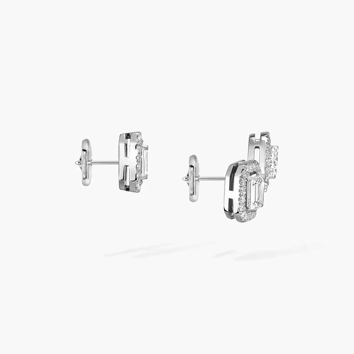 [Super CiCi]Diamond Earrings 0,10ct My Twin 1+2