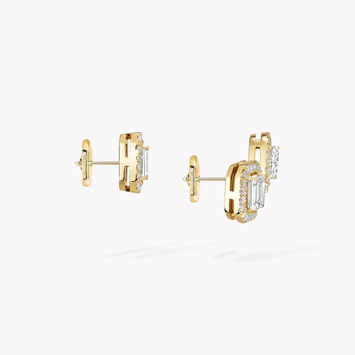 [Super CiCi]Diamond Earrings 0,10ct My Twin 1+2