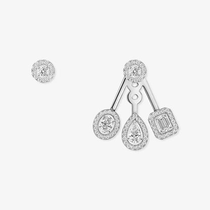 [Super CiCi] My Twin Trio  Diamond Earrings