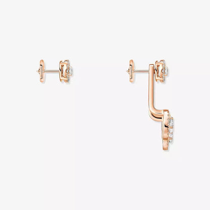 [Super CiCi] My Twin Trio  Diamond Earrings