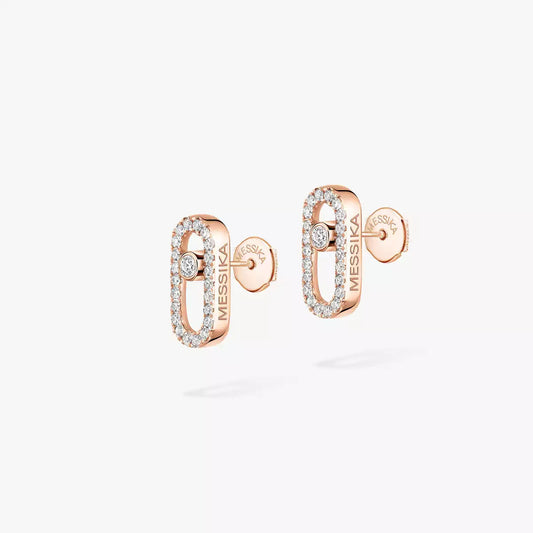 [Super CiCi]Move Uno Diamond Earrings