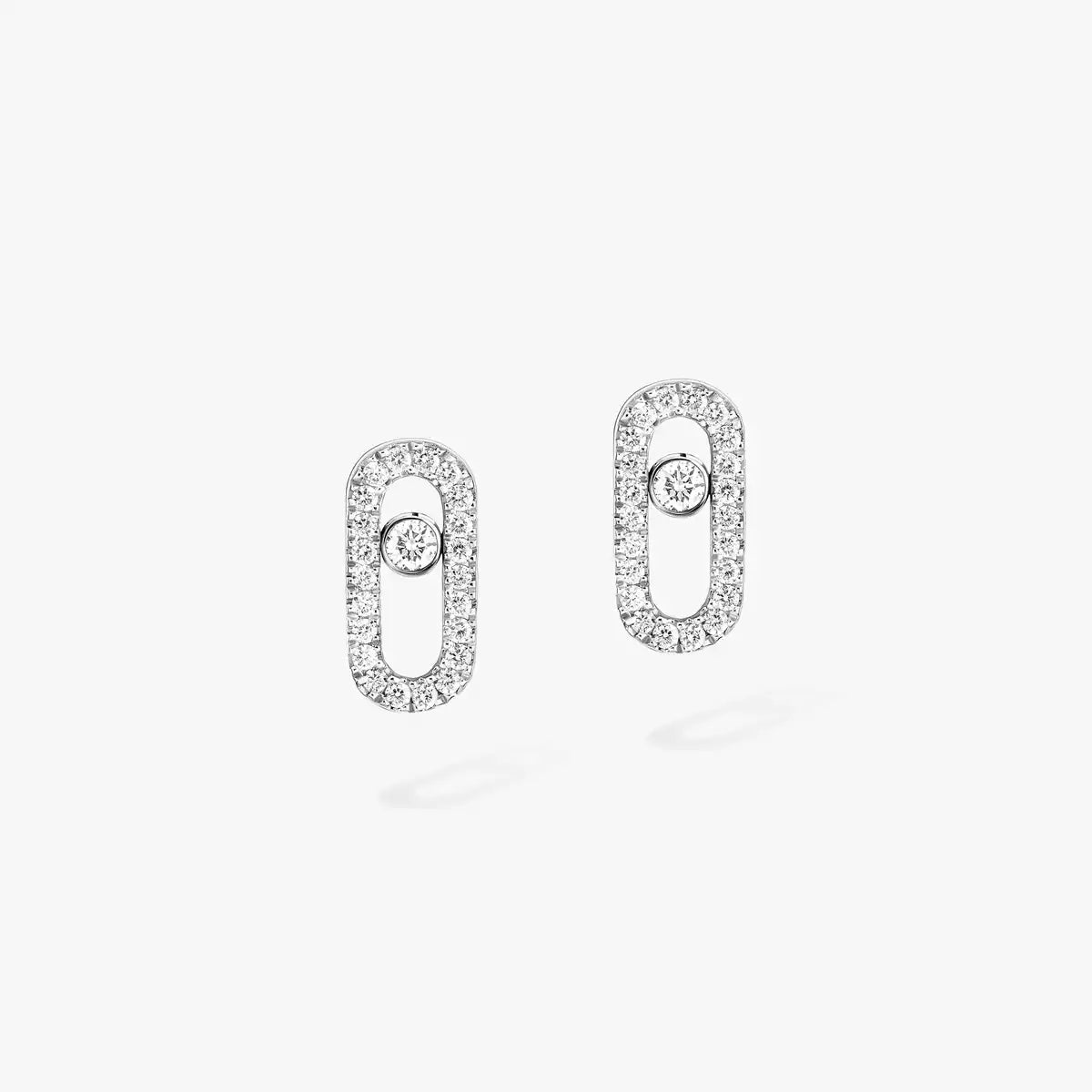 [Super CiCi]Move Uno Diamond Earrings