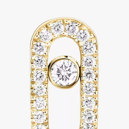 [Super CiCi]Move Uno Diamond Earrings