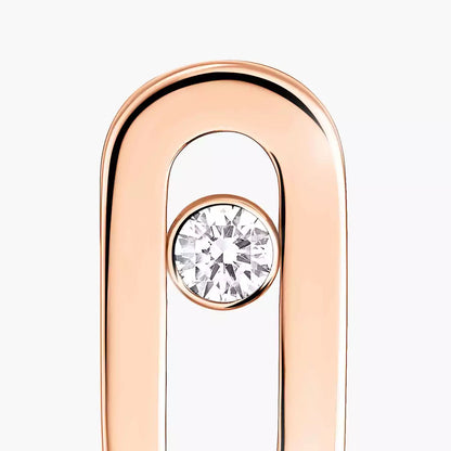 [Super CiCi]Move Uno Diamond Stud Earrings