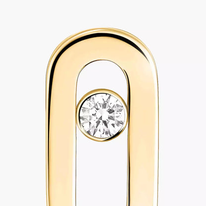 [Super CiCi]Move Uno Diamond Stud Earrings