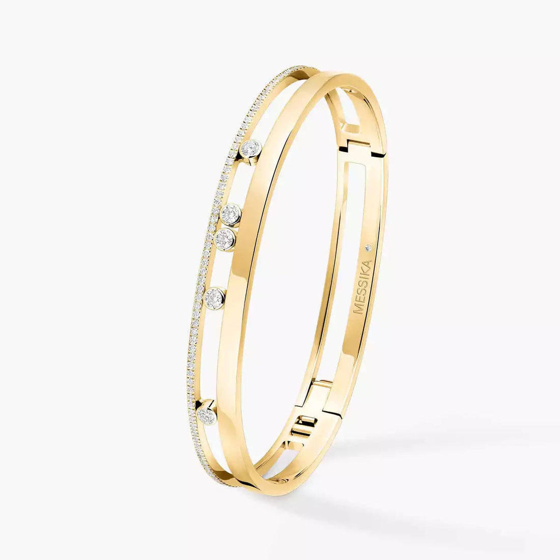 [Super CiCi]Move Romane Diamond Bangle Bracelet
