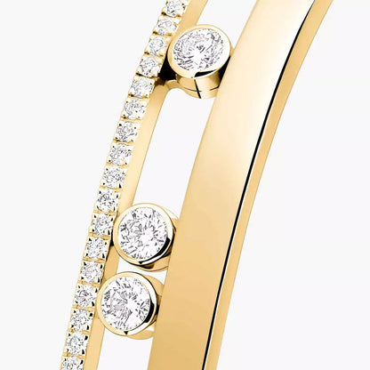 [Super CiCi]Move Romane Diamond Bangle Bracelet