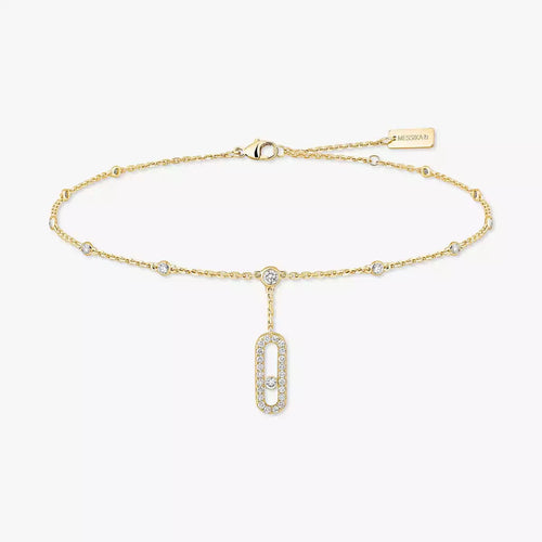 [Super CiCi] Move Uno pav¨¦ ankle bracelet