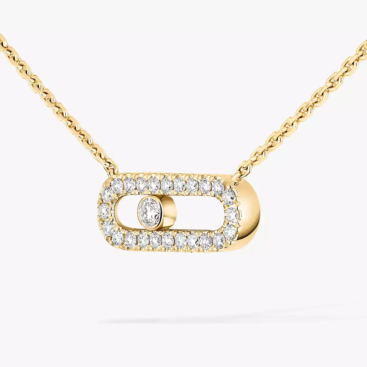 [Super CiCi]Diamond Necklace Move Uno