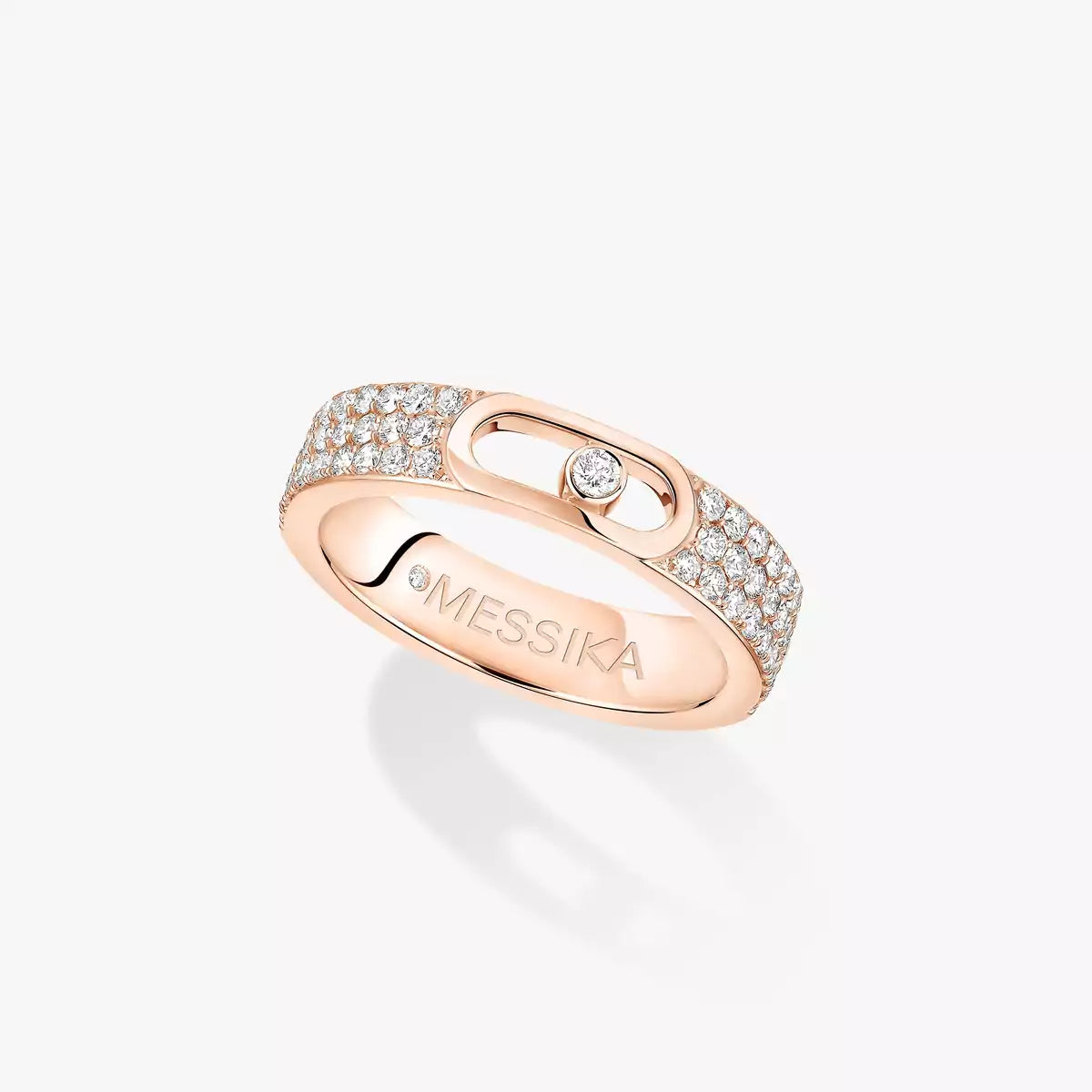 [Super CiCi]Move Joaillerie Pave Diamond Wedding Ring