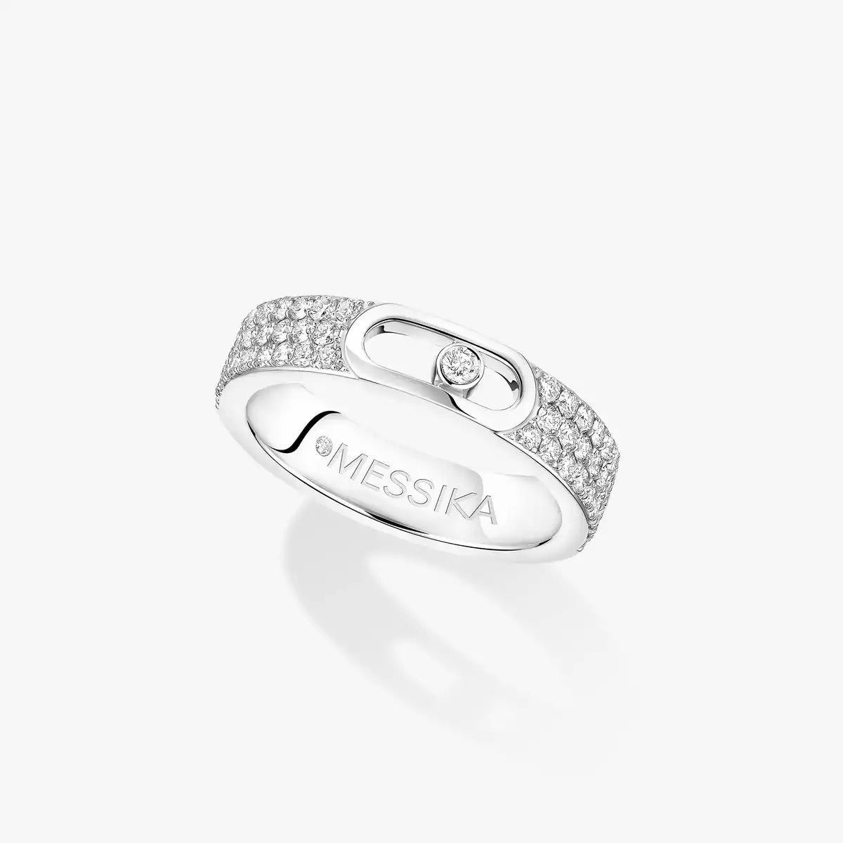 [Super CiCi]Move Joaillerie Pave Diamond Wedding Ring