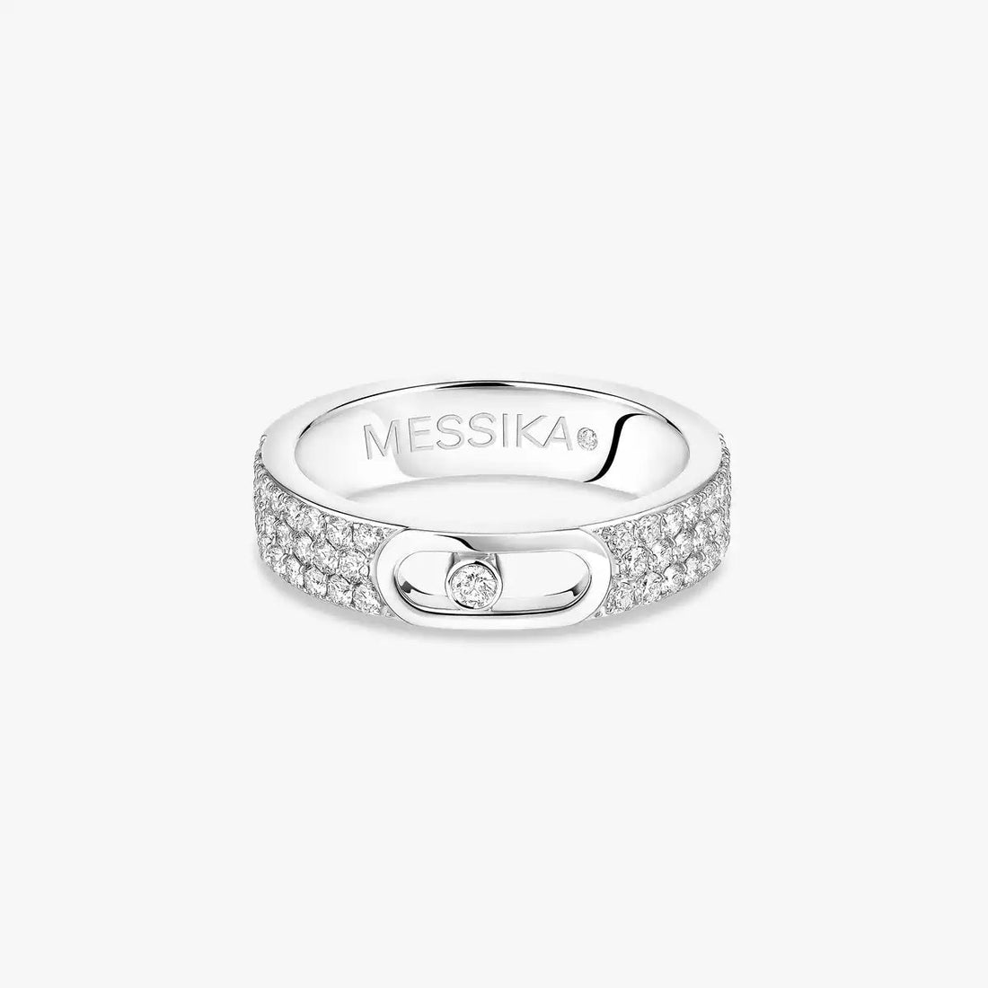 [Super CiCi]Move Joaillerie Pave Diamond Wedding Ring