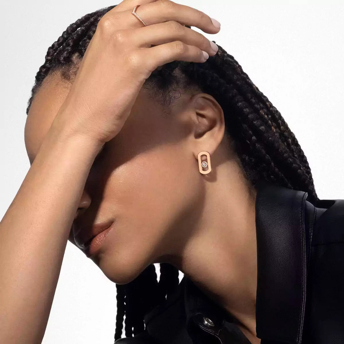 [Super CiCi]So Move Diamond Earrings in Yellow Gold