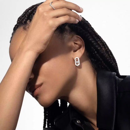 [Super CiCi]So Move Diamond Earrings in Yellow Gold