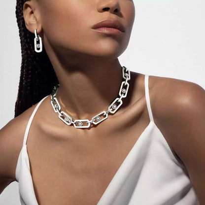 [Super CiCi] So Move XL Diamond Hoop Earring