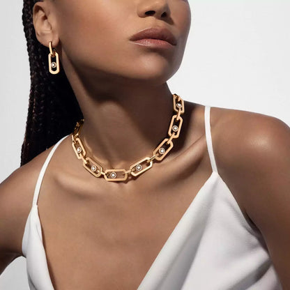 [Super CiCi] So Move XL Diamond Hoop Earring