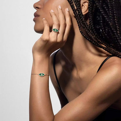 [Super CiCi]Lucky Eye Diamond Bracelet
