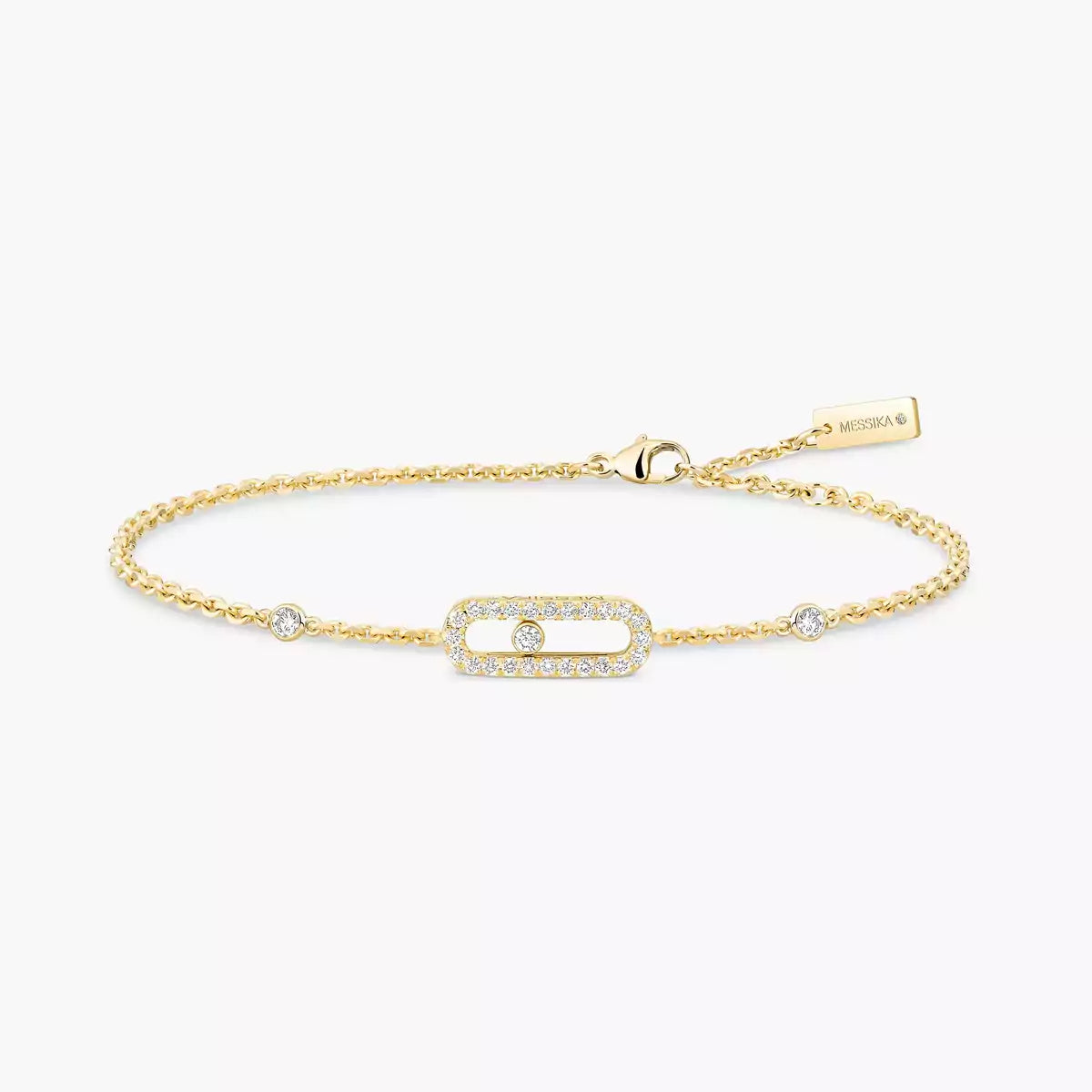 [Super CiCi]Move Uno Diamond Bracelet