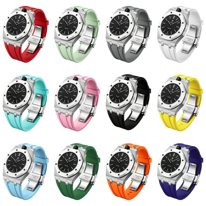 [Super CiCi]Royal Oak Pop Exclusive Steel Case & Silicone Strap With Cradle