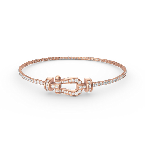 [Super CiCi ]FORCE  HORSESHOE  DIAMOND TENNIS BRACELET