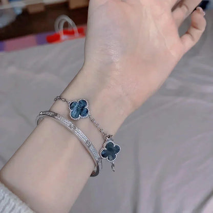 [Super CiCi ]CLOVER 5 MOTIF PIETERSITE BRACELET COLLECTION