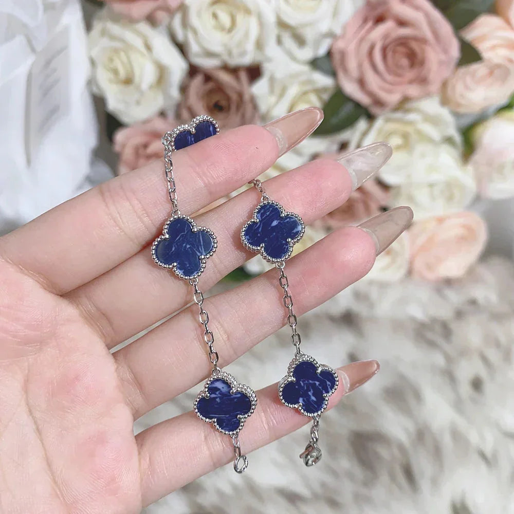 [Super CiCi ]CLOVER 5 MOTIF PIETERSITE BRACELET COLLECTION