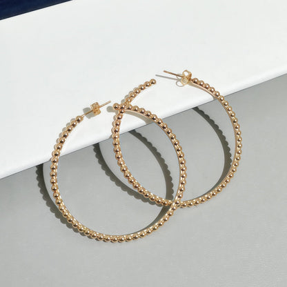 [Super CiCi] SMOOTH BEAD STUD EARRINGS