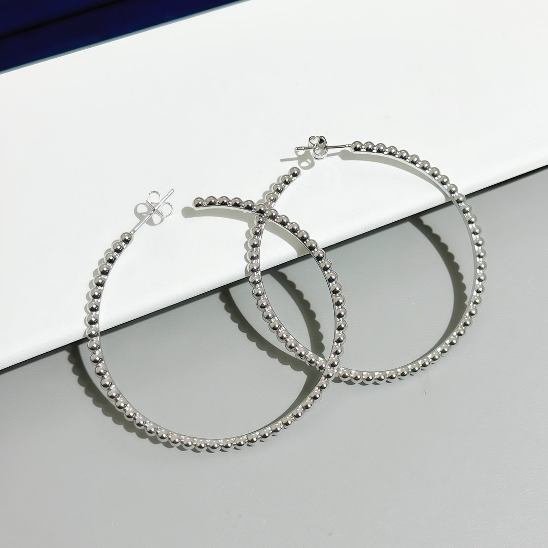 [Super CiCi] SMOOTH BEAD STUD EARRINGS