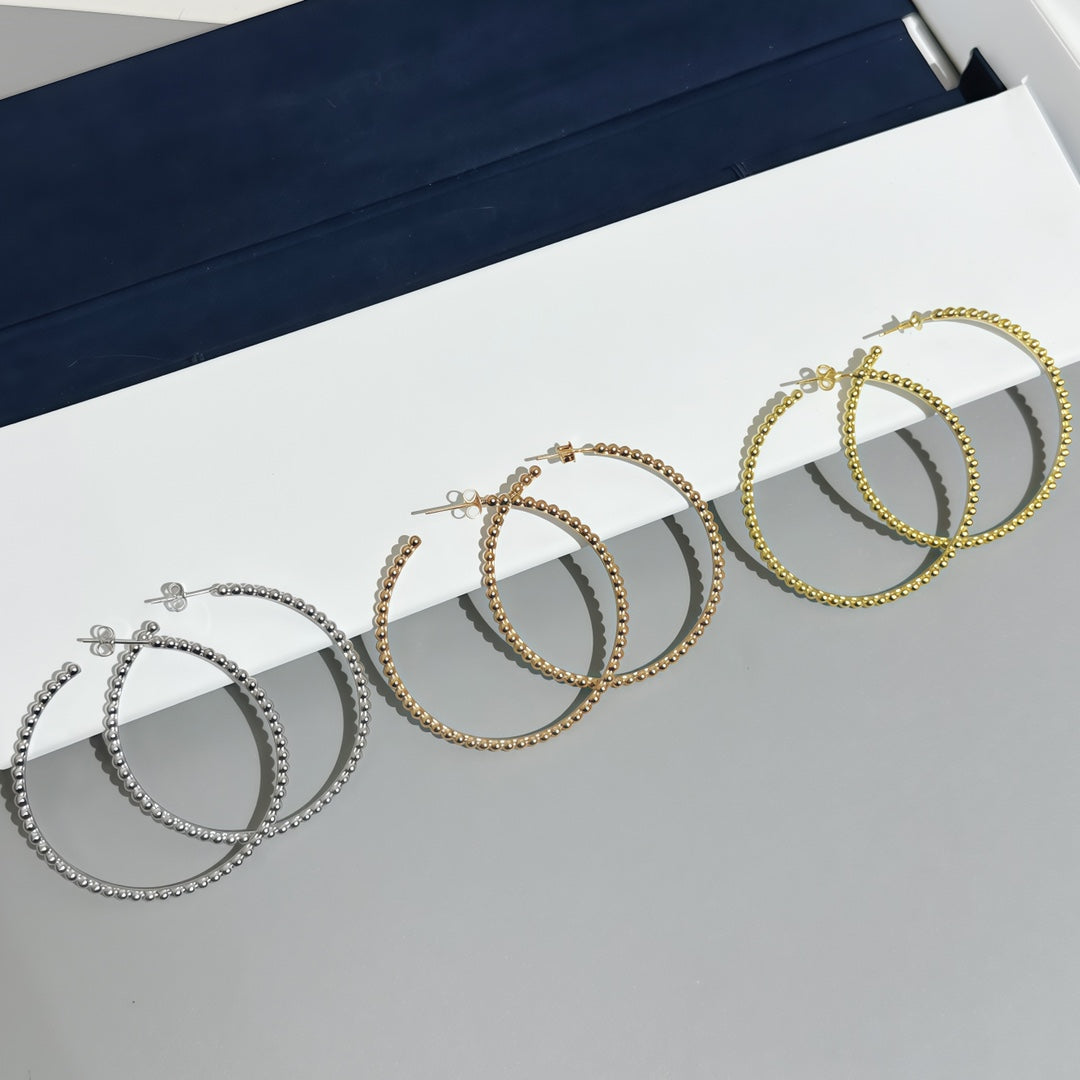 [Super CiCi] SMOOTH BEAD STUD EARRINGS