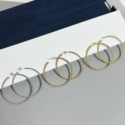 [Super CiCi] SMOOTH BEAD STUD EARRINGS