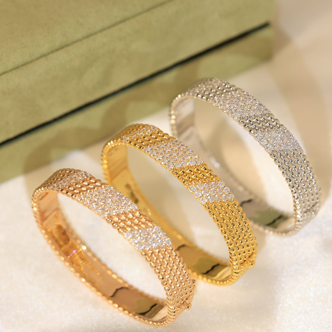 [Super CiCi]  FIVE-ROW DIAMOND BRACELET