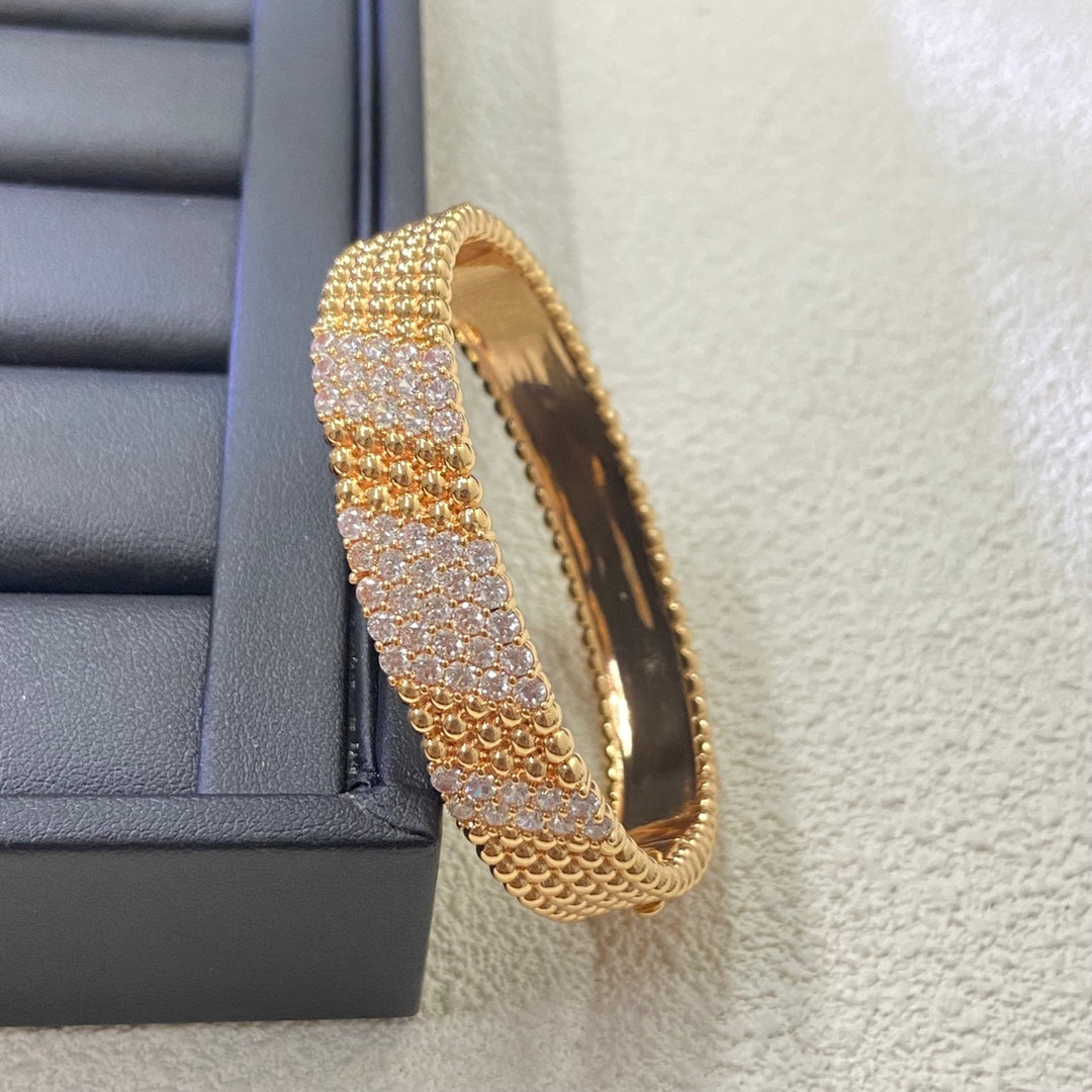 [Super CiCi]  FIVE-ROW DIAMOND BRACELET
