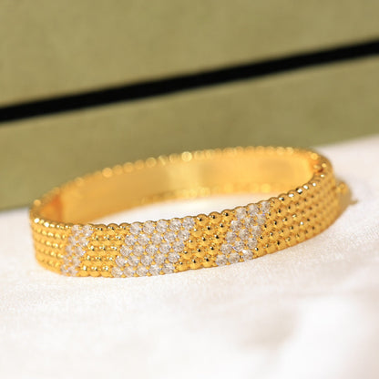 [Super CiCi]  FIVE-ROW DIAMOND BRACELET