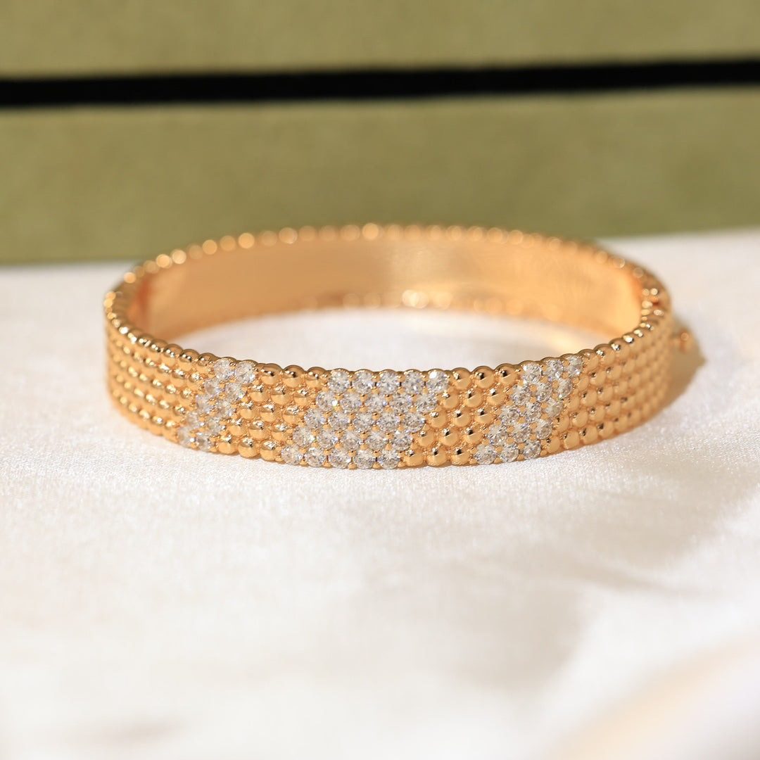 [Super CiCi]  FIVE-ROW DIAMOND BRACELET