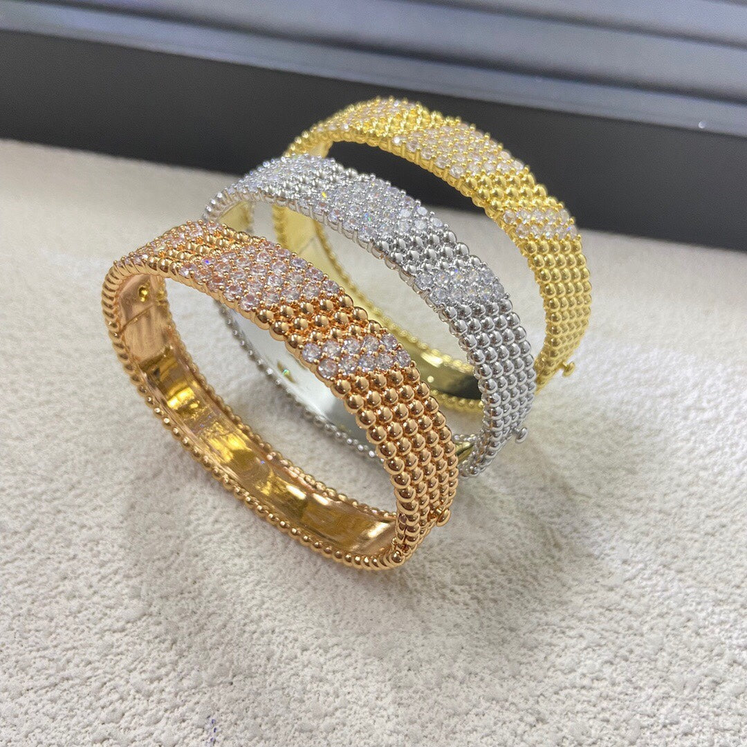 [Super CiCi]  FIVE-ROW DIAMOND BRACELET