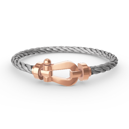 [Super CiCi ]FORCE LARGE HORSESHOE NO DIAMOND BRACELET ROSE GOLD
