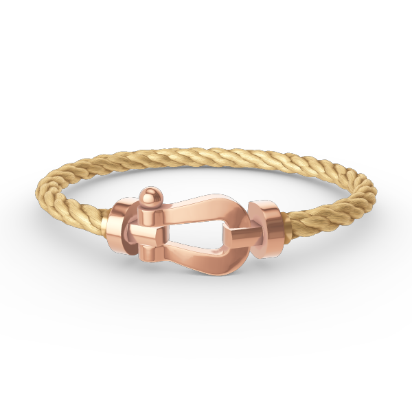 [Super CiCi ]FORCE LARGE HORSESHOE NO DIAMOND BRACELET ROSE GOLD